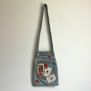 Vintage Handmade Levi’s Jeans Purse Casino